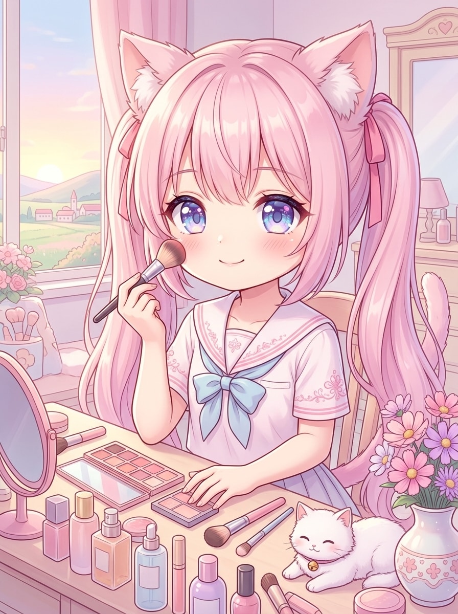 メイク | の人気AIイラスト・グラビア
