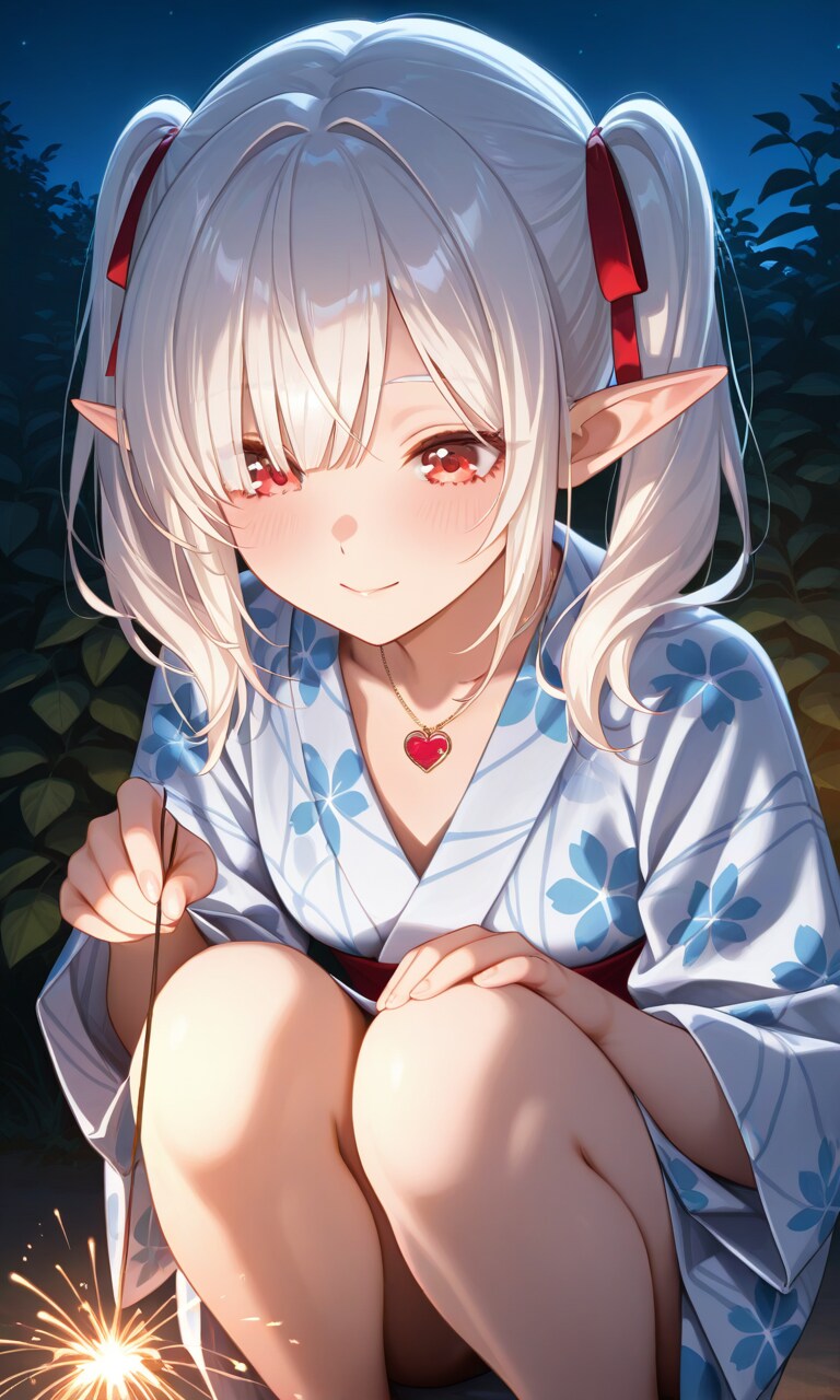 シロネさんと線香花火