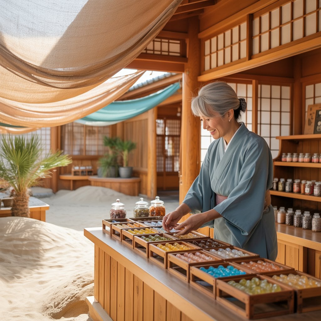 オアシス風の駄菓子屋 | の人気AIイラスト・グラビア