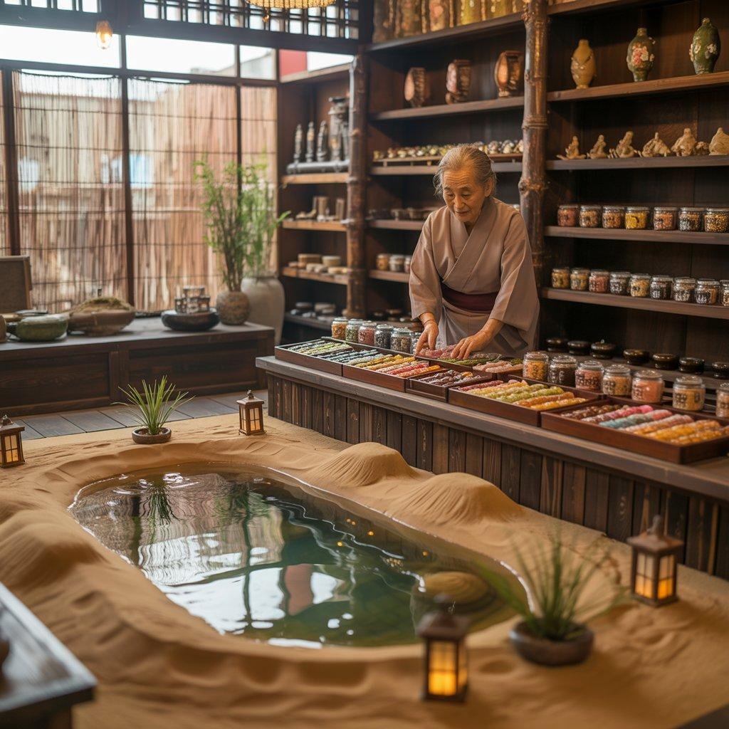オアシス風の駄菓子屋