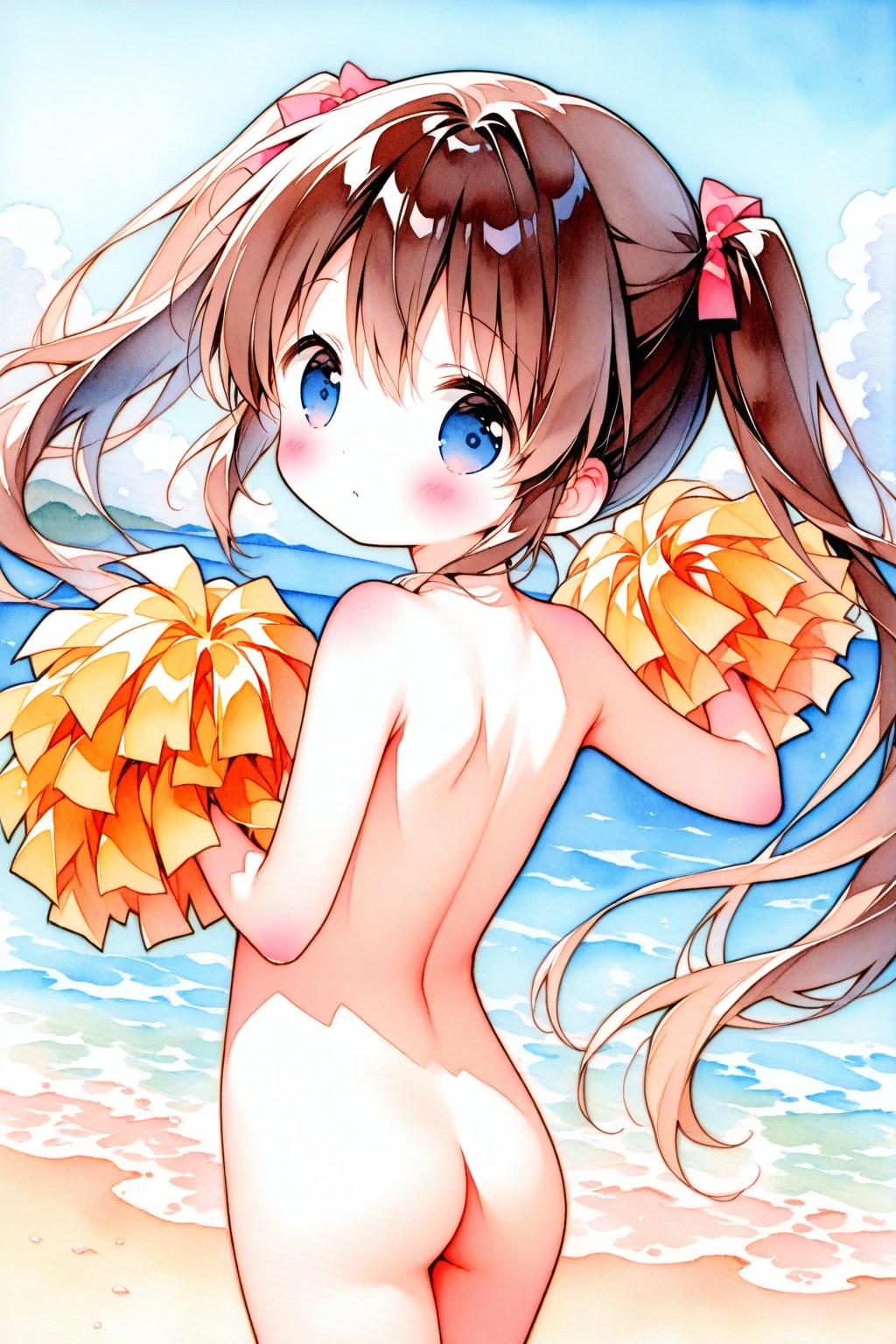 Beach Cheerleader