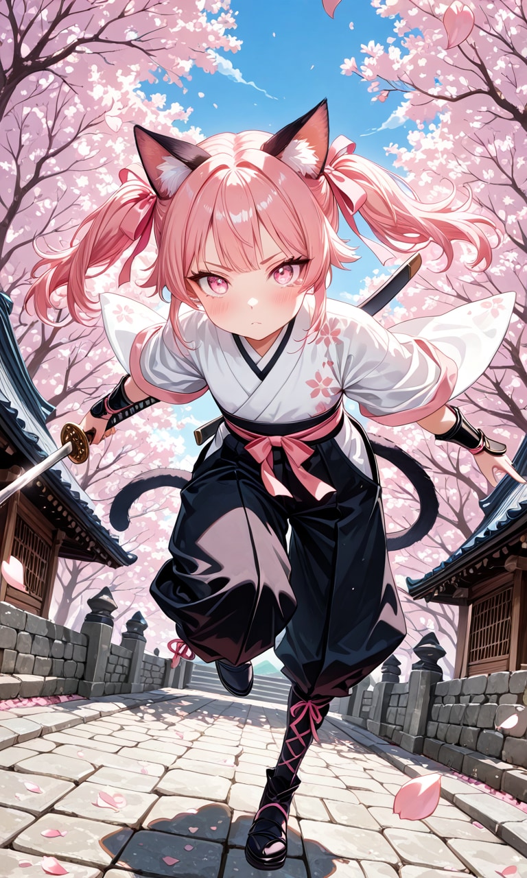 フェーレ(にゃのん)戦闘体勢 | の人気AIイラスト・グラビア