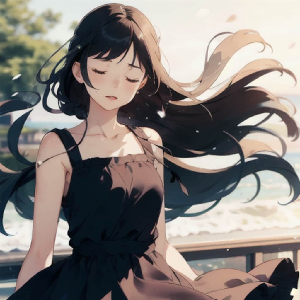 美髪少女