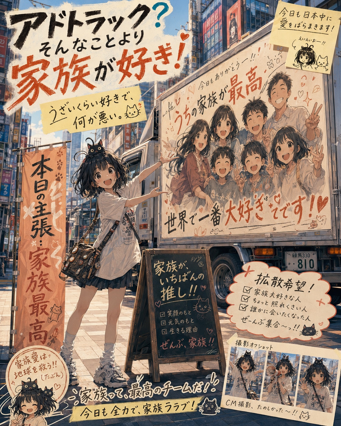 アドトラック？そんなことより家族が好き
