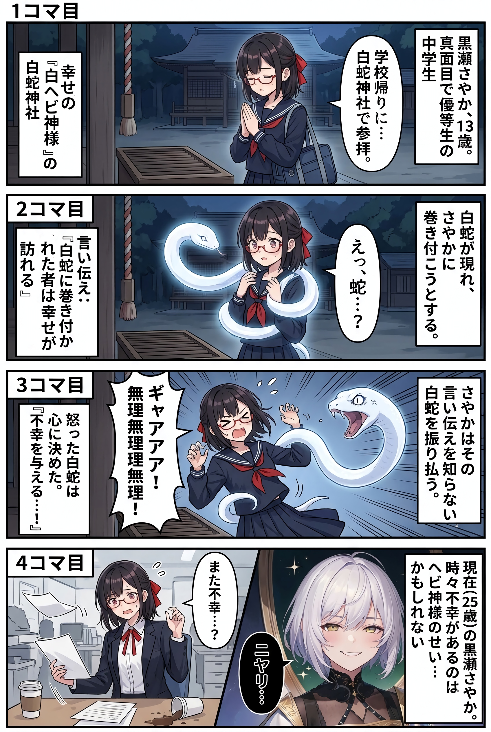不幸の幸子ちゃん〜黒瀬マネも？編