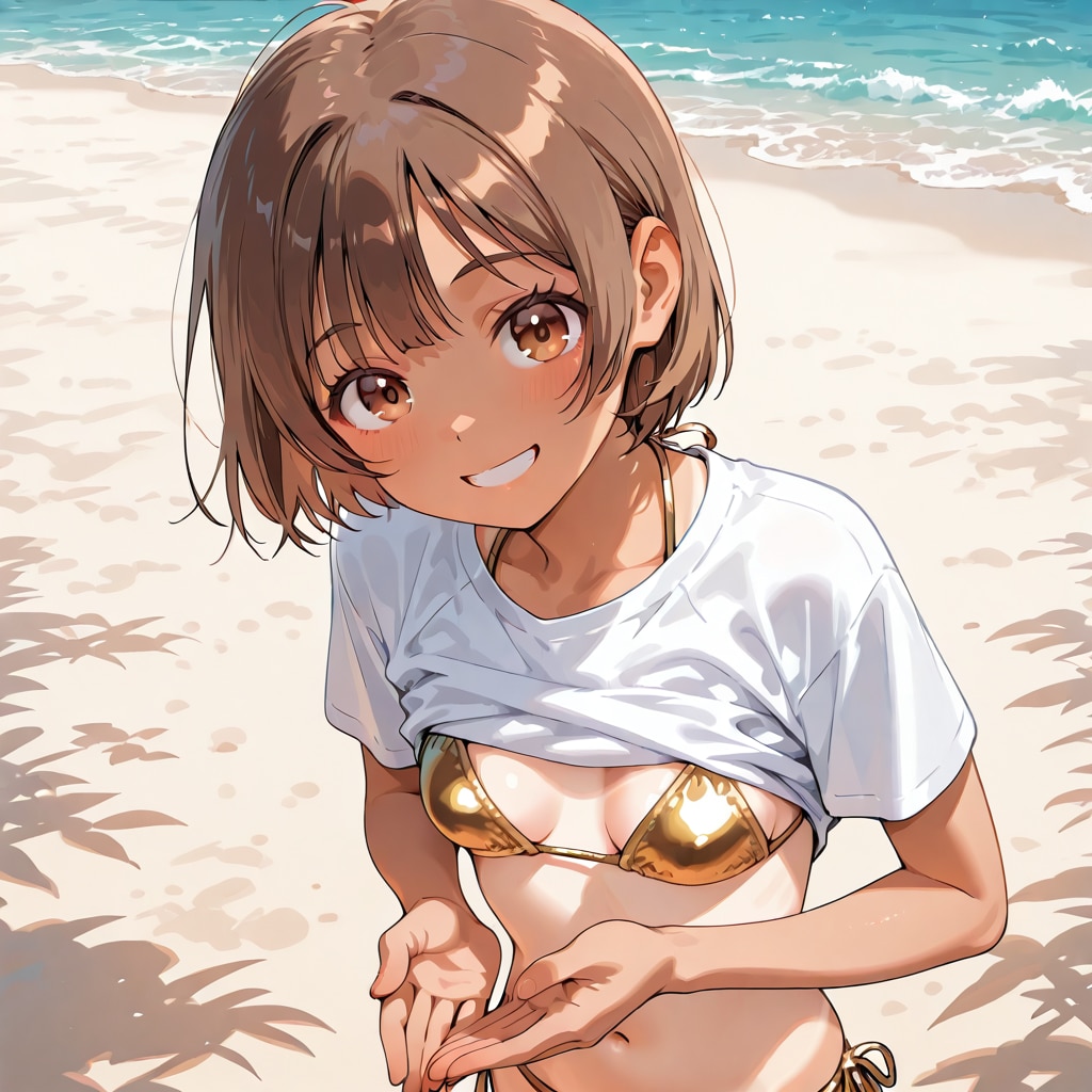 清瀬こむぎのゴールデンビキニ