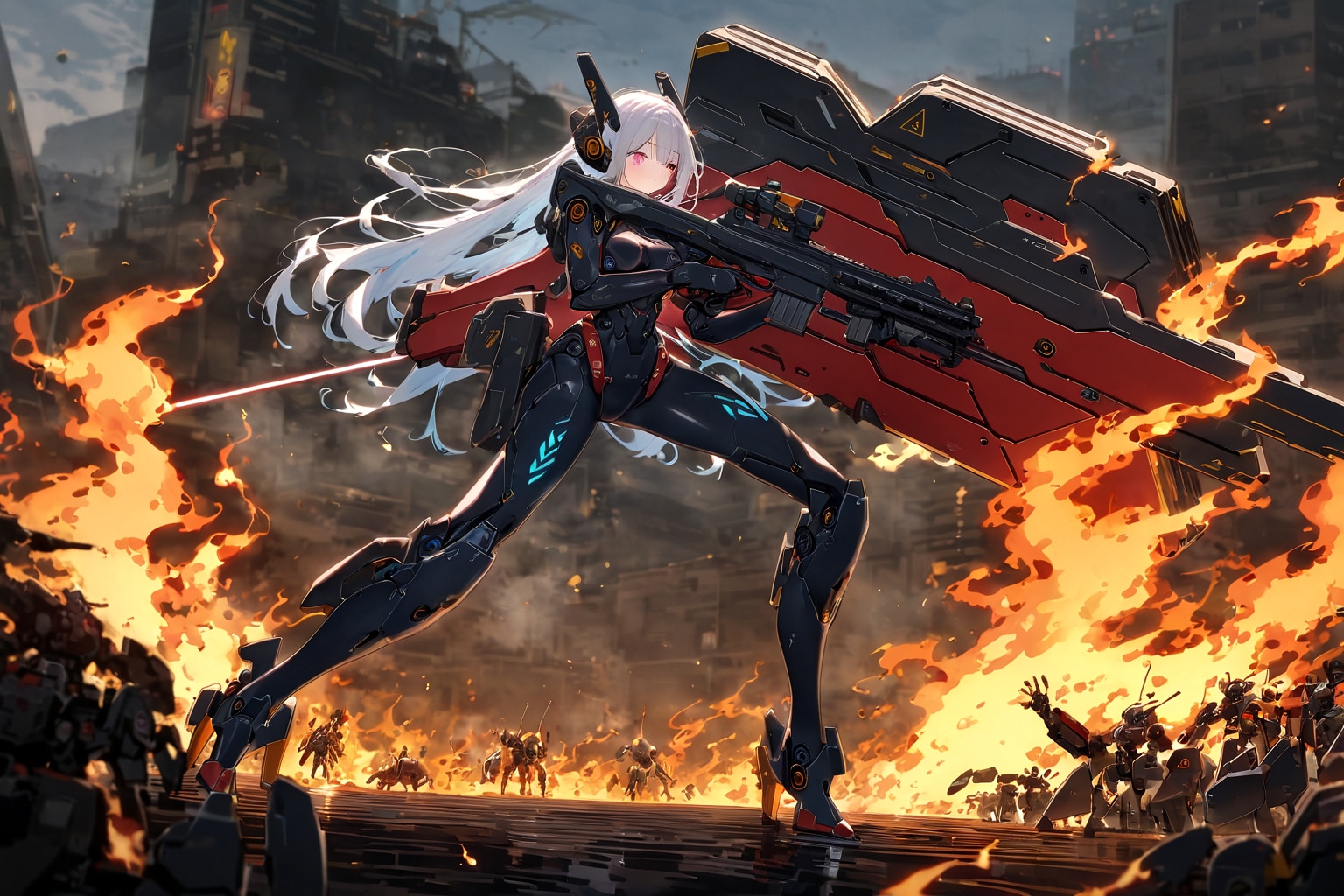 爆炎の炸裂姫【呪文あり】 | の人気AIイラスト・グラビア