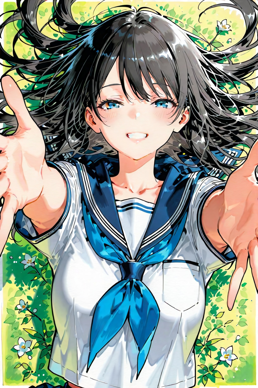 girl　「はい～💕」