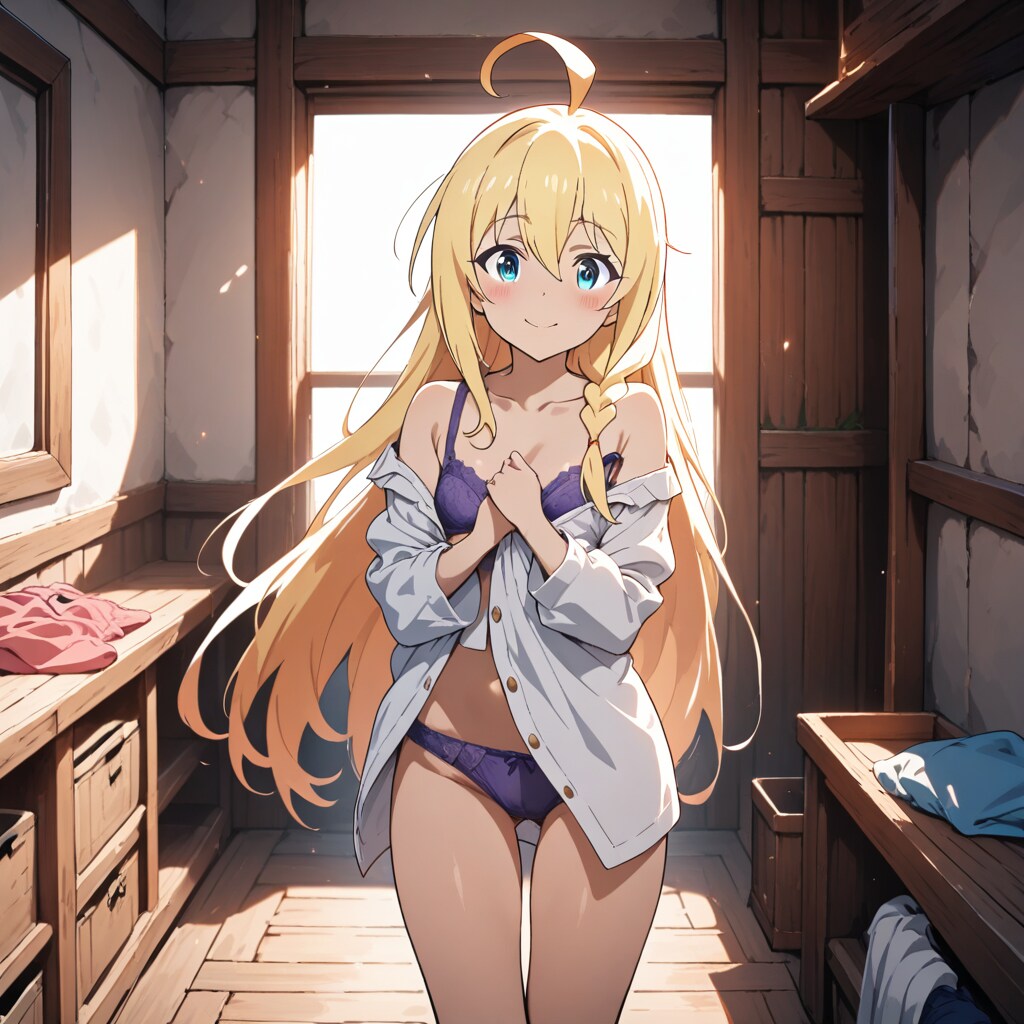 アイリス着替え中