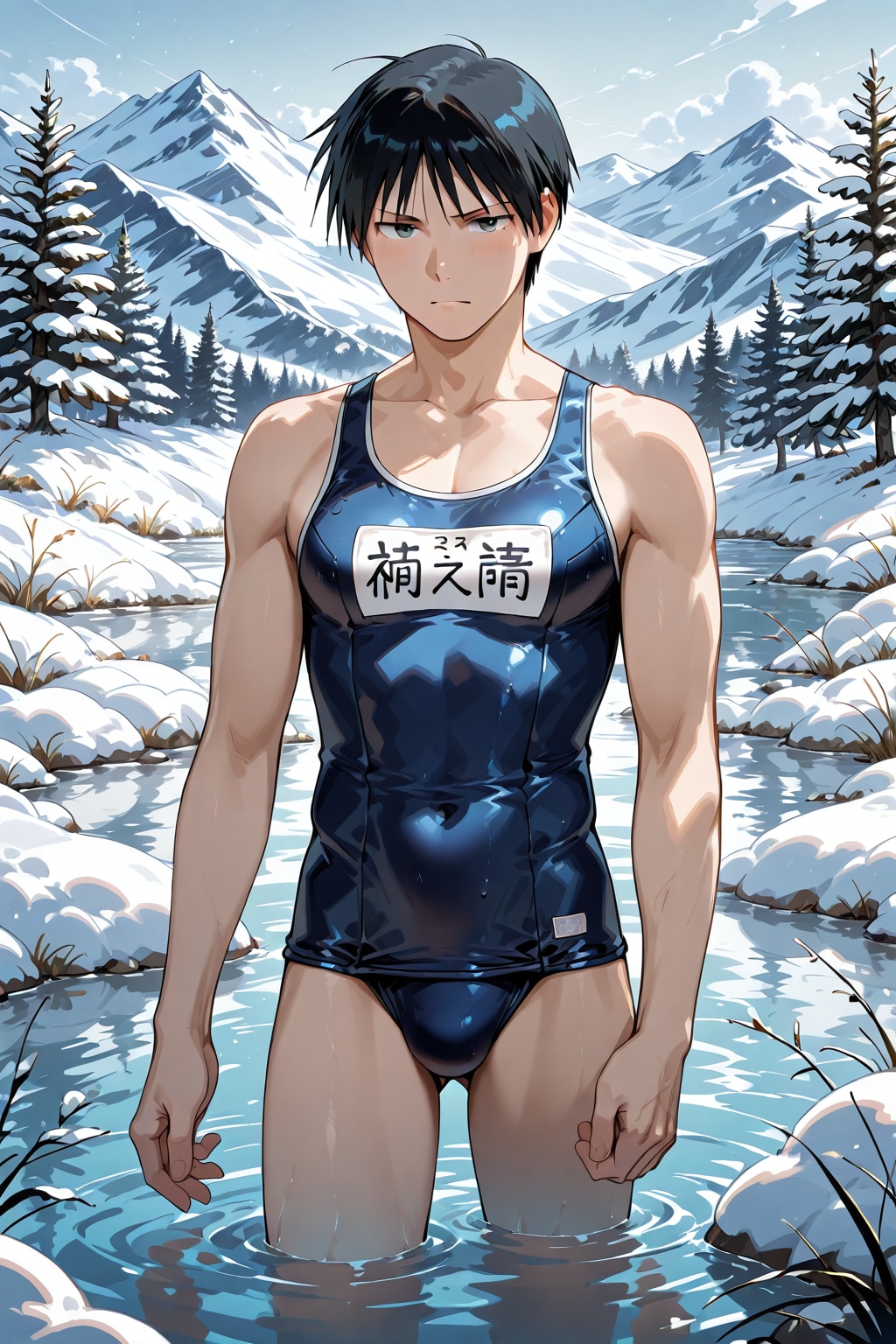 大佐にスク水を着てもらった！3