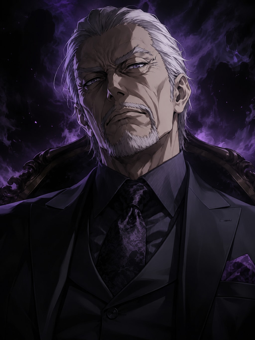 黒幕の男性