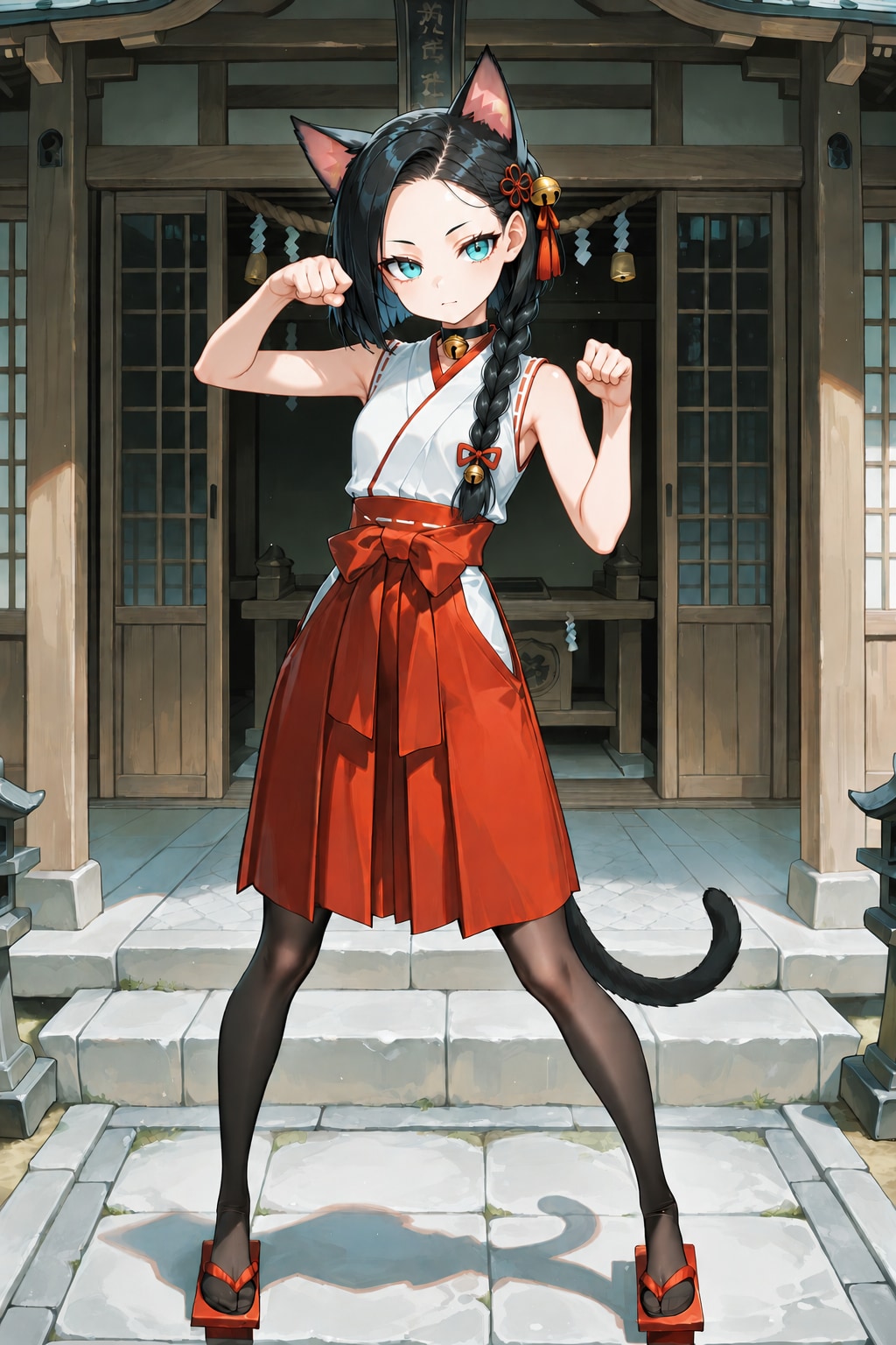 けも耳神社の蒼那ちゃん