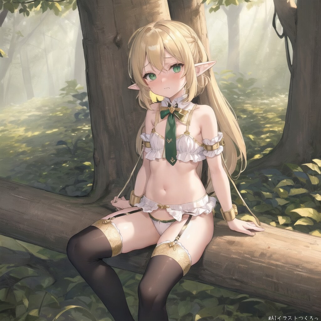 エルフさん、見ているだけで！寒いです〜