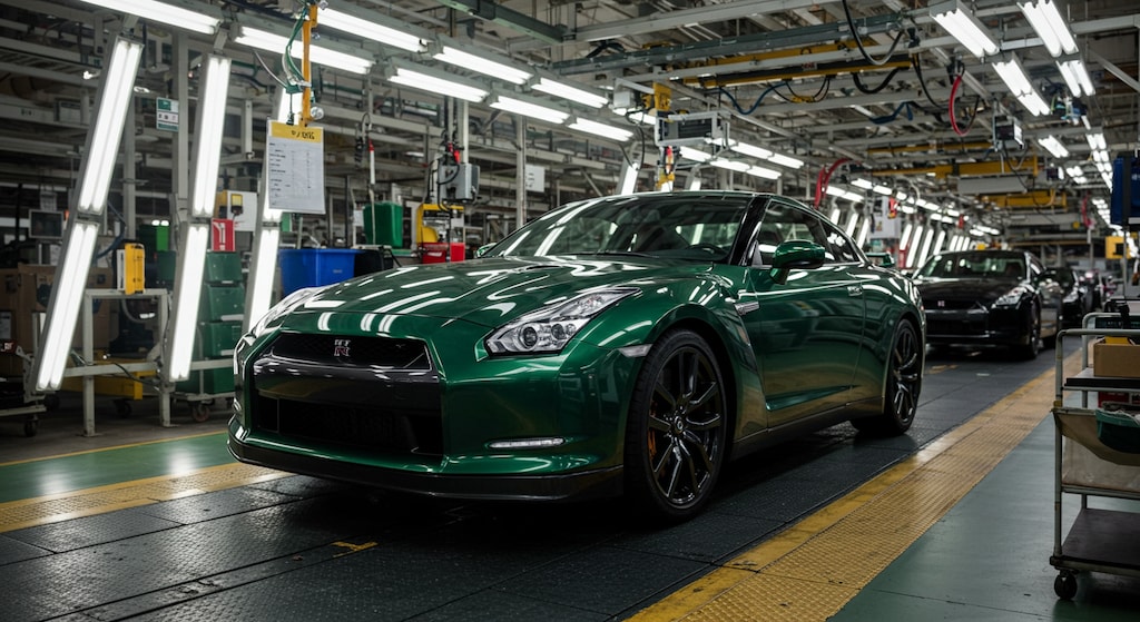日産GT-R生産工場内部