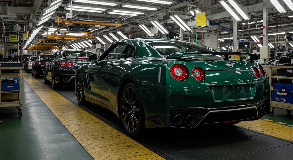 日産GT-R生産工場内部