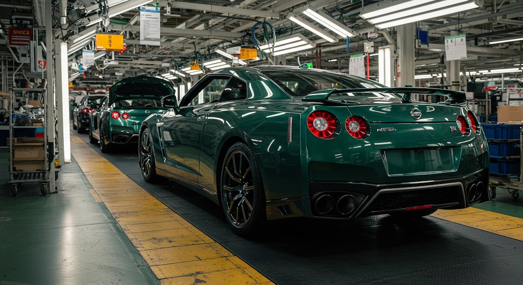 日産GT-R生産工場内部