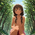 東欧森林地帯の不法居住者の少女 #3 5枚目
