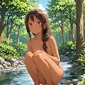 東欧森林地帯の不法居住者の少女 #3 9枚目