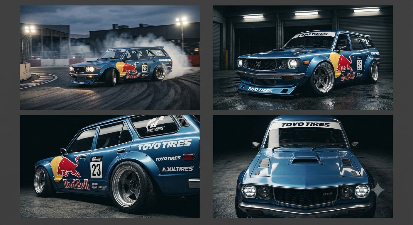 トーヨータイヤサバンナワゴンのドリ車