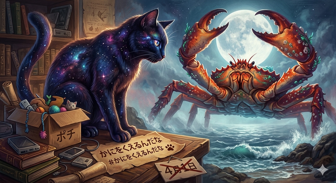 エイプリル・フールにかにをくえるんだな？ | の人気AIイラスト・グラビア