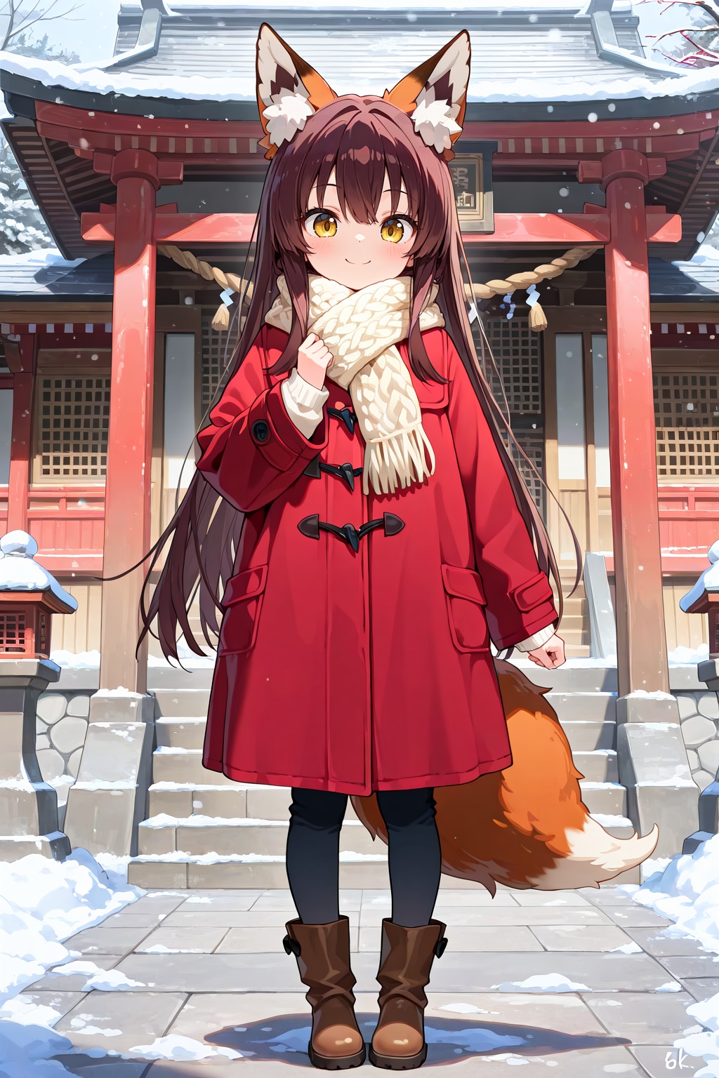 ケモミミ冬コーデ | の人気AIイラスト・グラビア