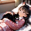ネコがねころんだ 2枚目