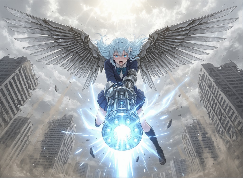 儚翼の終末兵装　壱号機：蒼霞