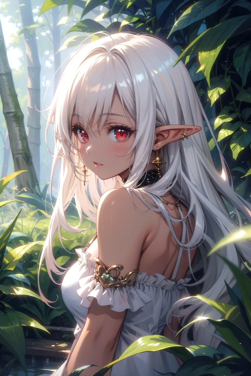 美少女ダークエルフ