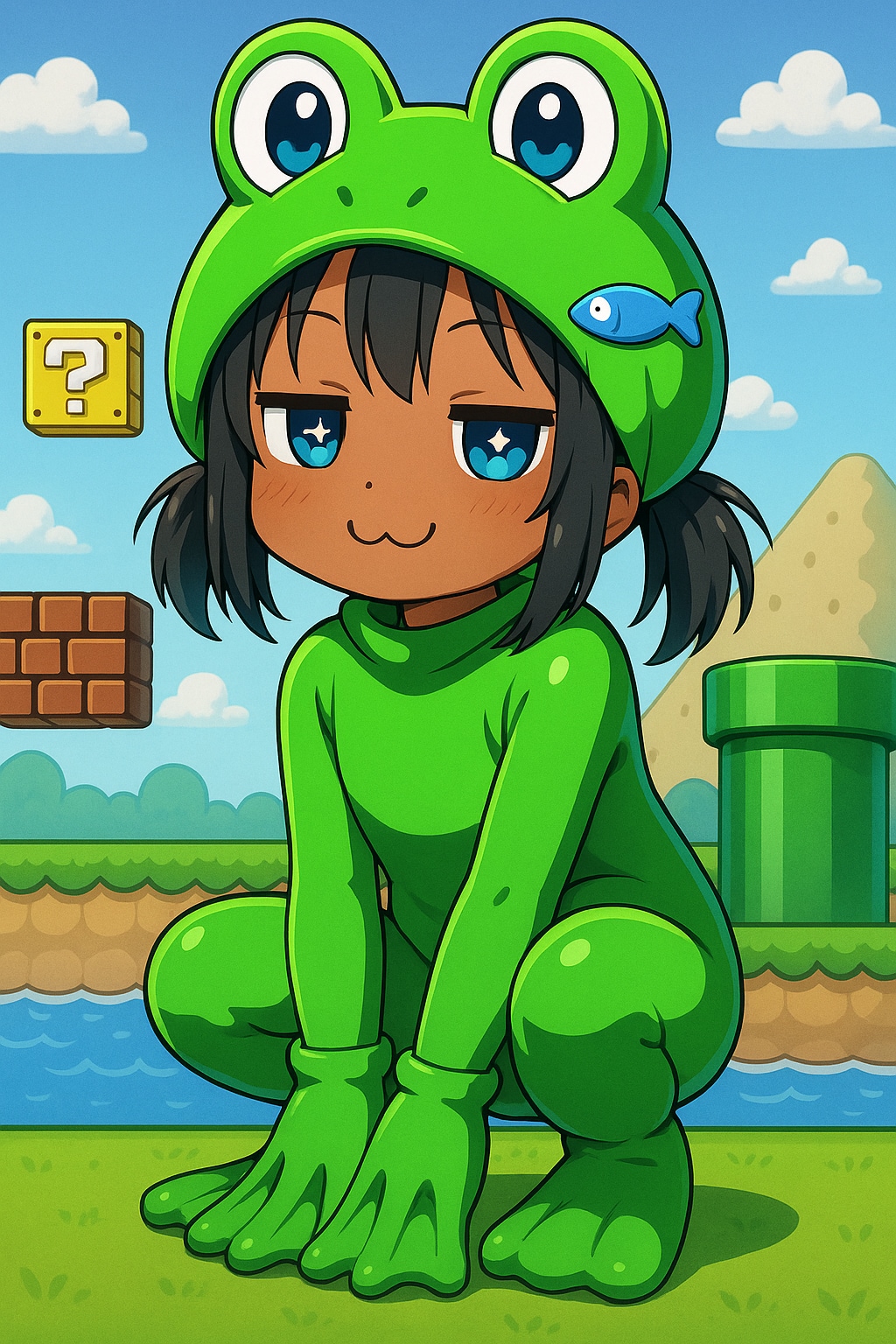 カエルこなつ | の人気AIイラスト・グラビア