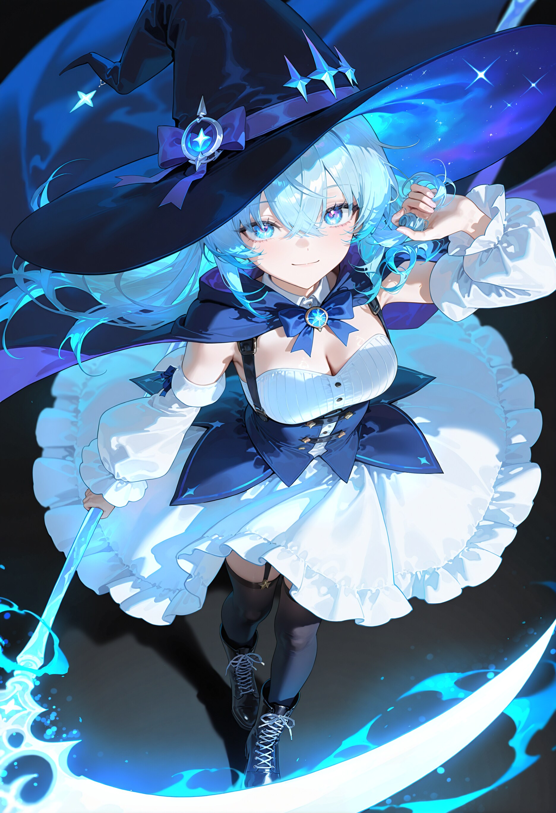 その蒼は時を刈り取る | の人気AIイラスト・グラビア