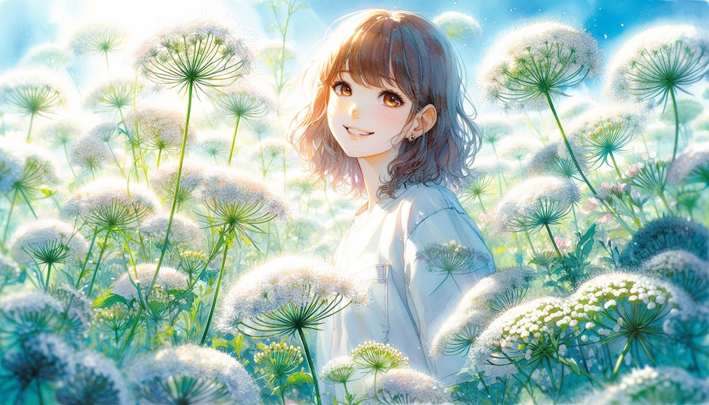 誕生花　0607 レースフラワー