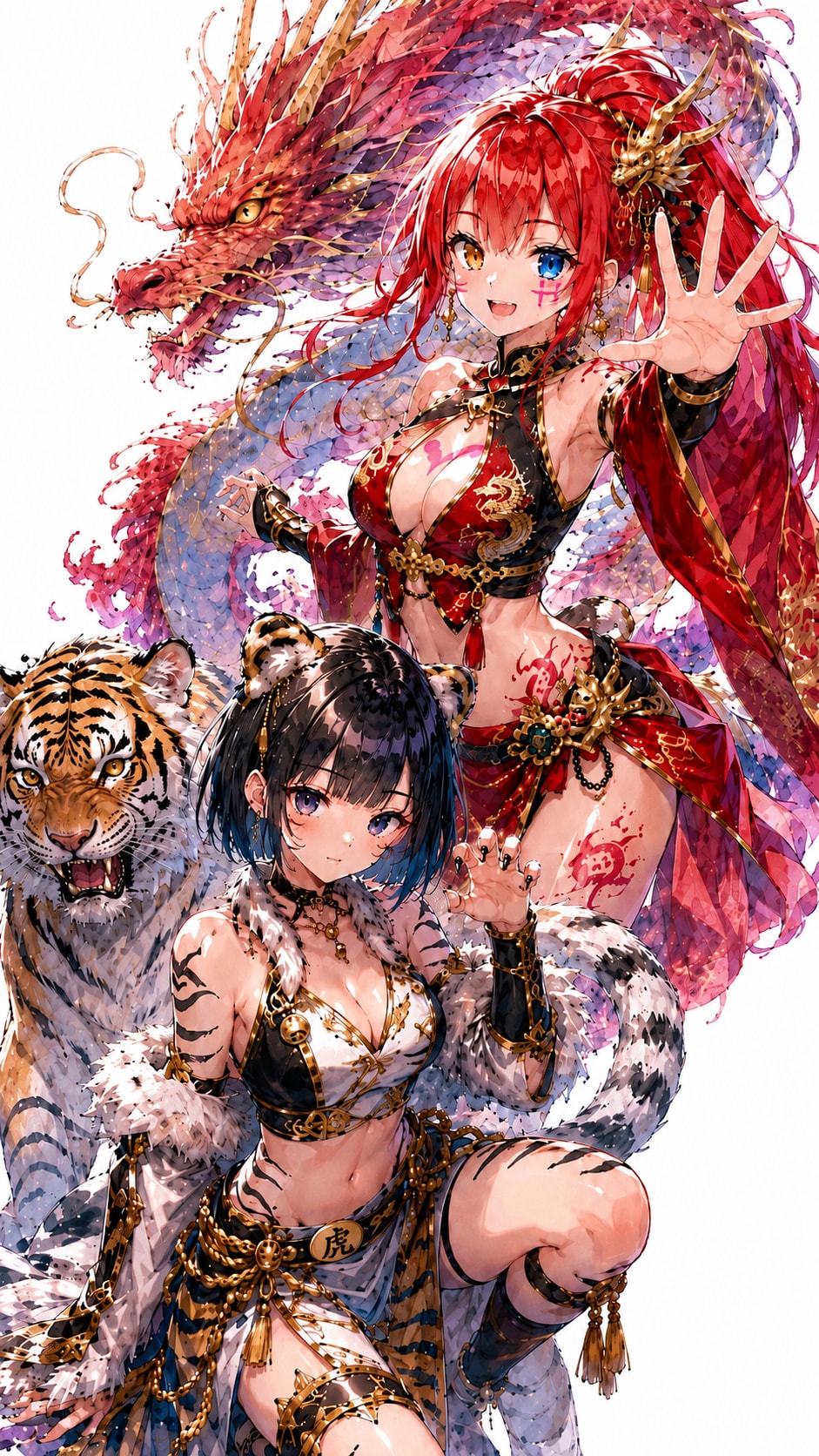 龍と虎の化身のRINA&AYA