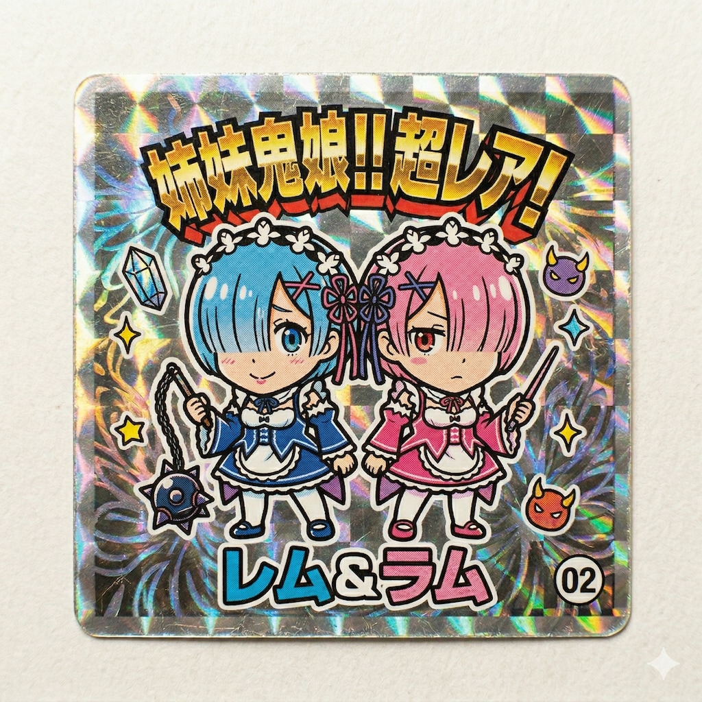 レムさんとラムさんシール