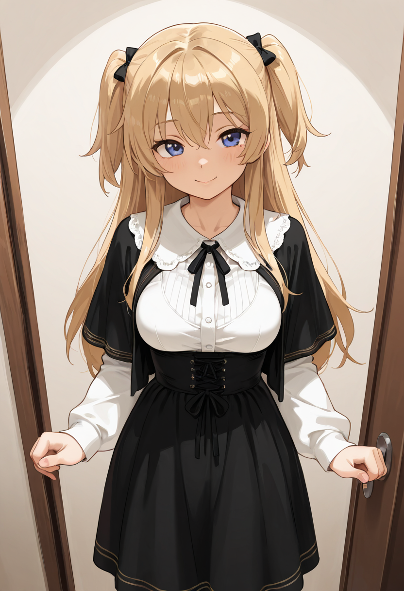 待ち合わせのドア越しに