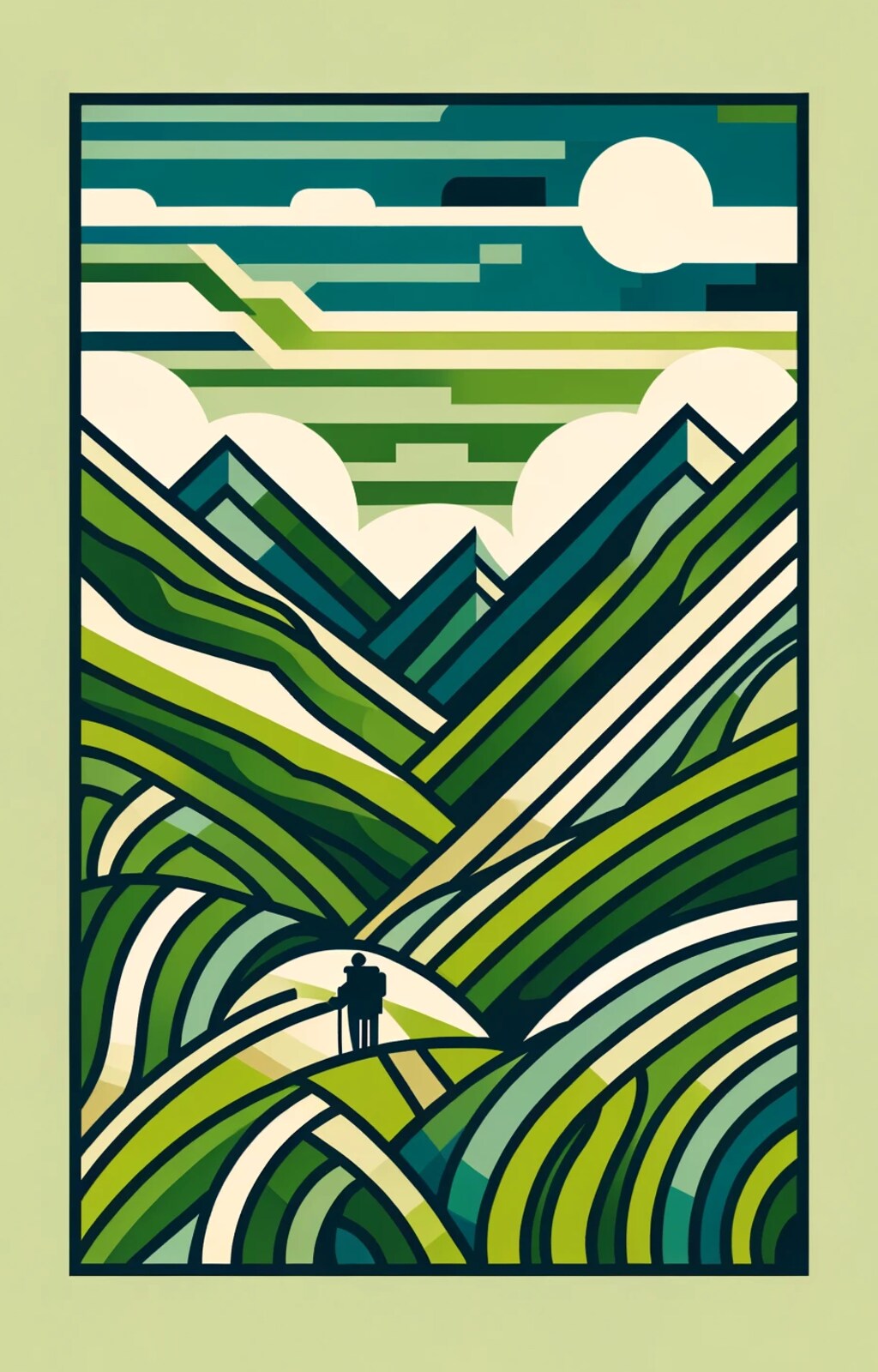 分け入っても分け入っても青い山