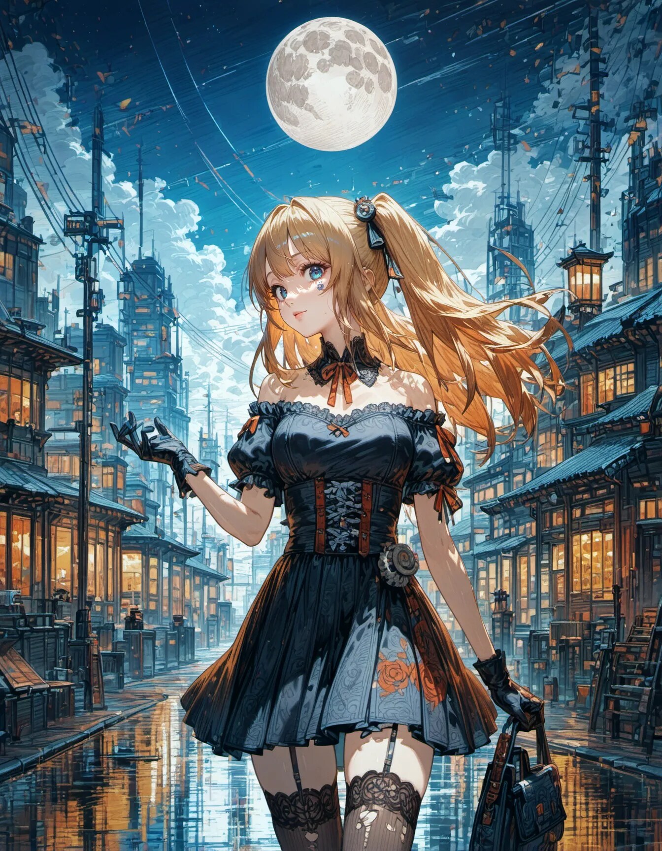 Moonlight Over the Old City