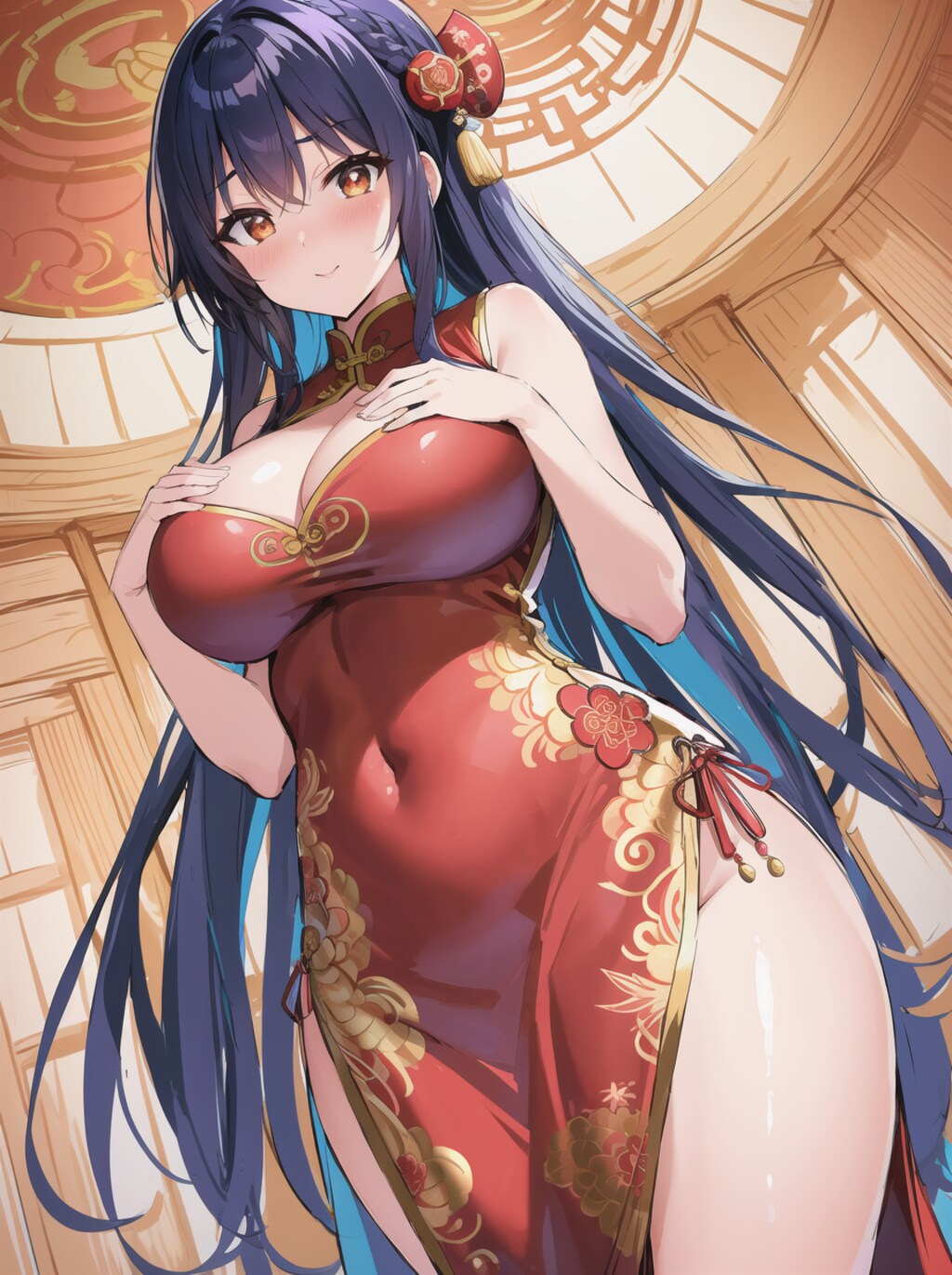 ムチムチチャイナ服