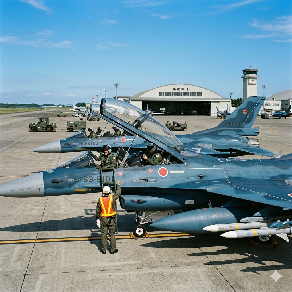 航空自衛隊　Ｆ２−Ｂ戦闘機