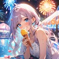 暑い夜にはアイスでしょう！ 2枚目