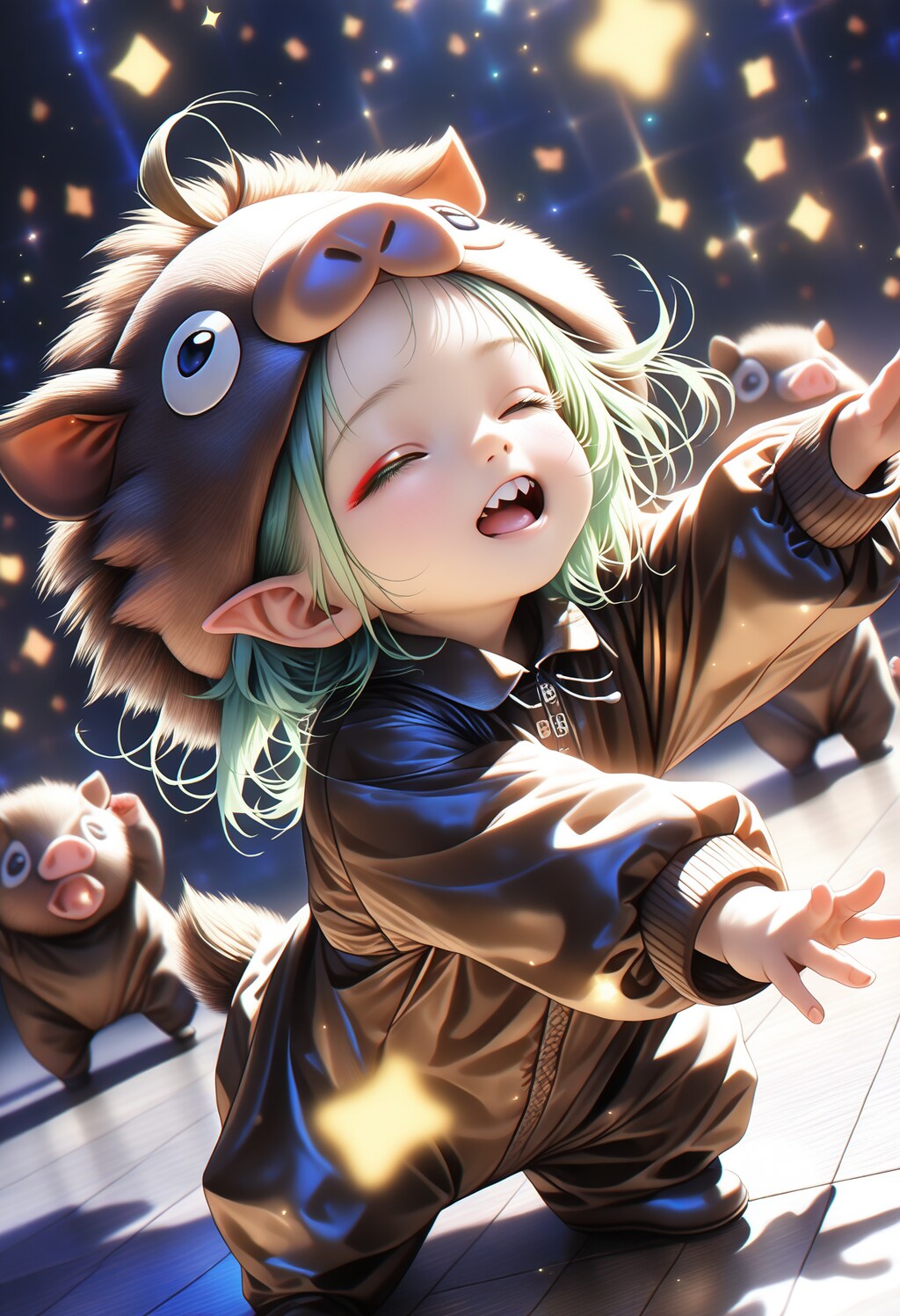 いのしし赤ちゃんガール