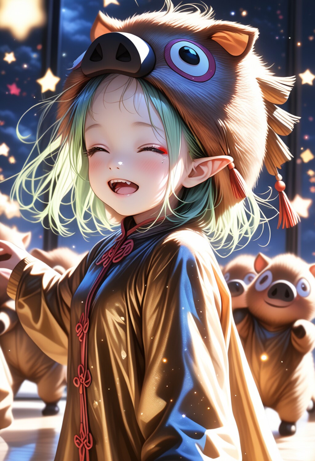 いのしし赤ちゃんガール