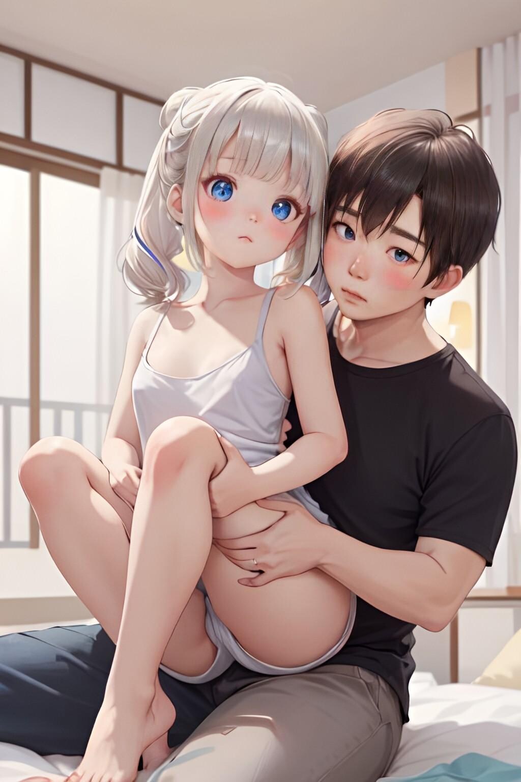 イタタっ！…お前いつまでも…いい加減…その…色々困るんだよ…ほらあっち行きな