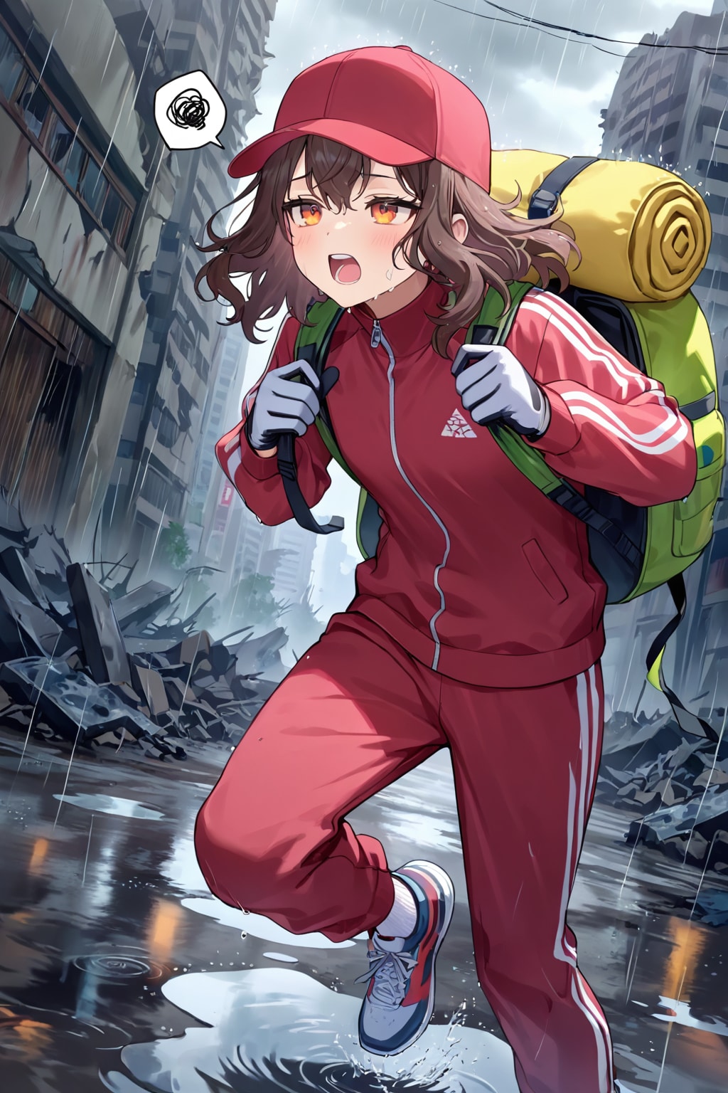 突然の雨 | の人気AIイラスト・グラビア