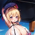 [12枚] ミニ少女と海のお散歩 10枚目