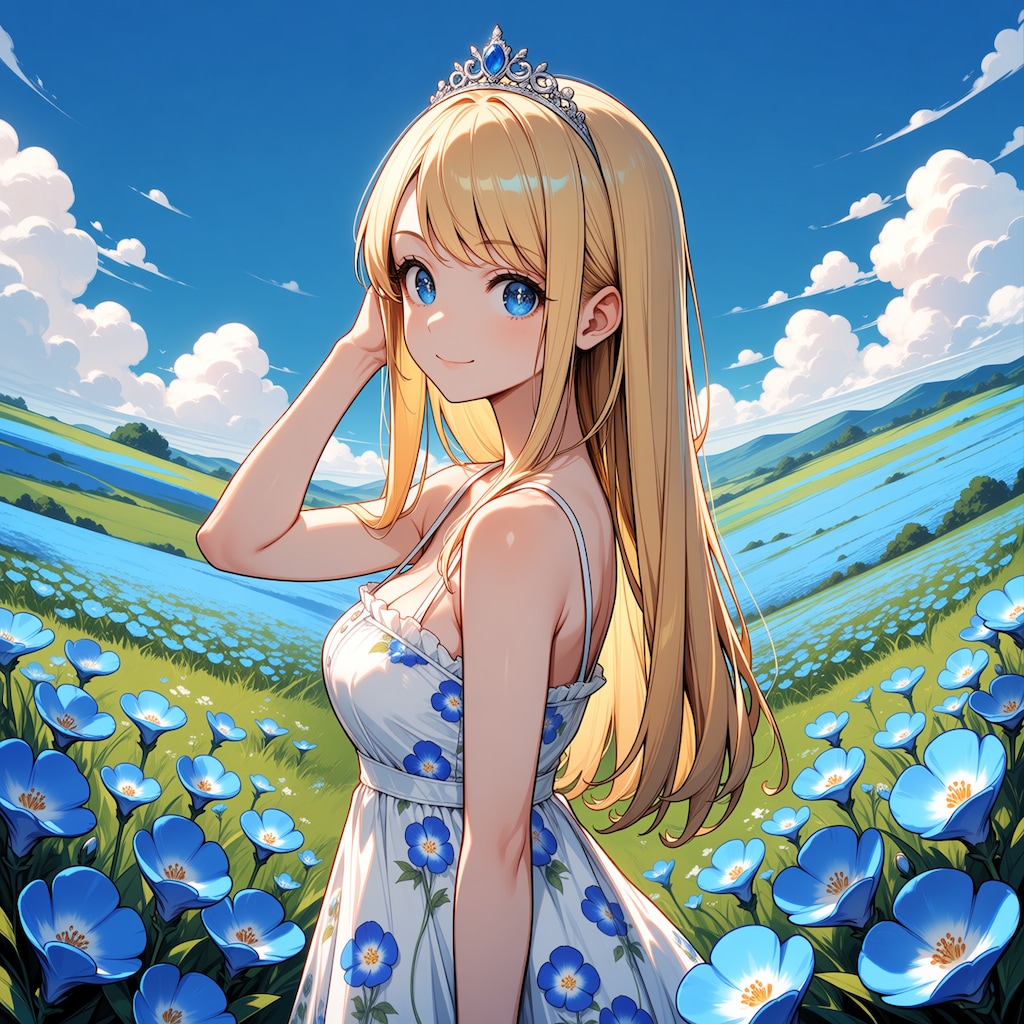 ネモフィラの丘