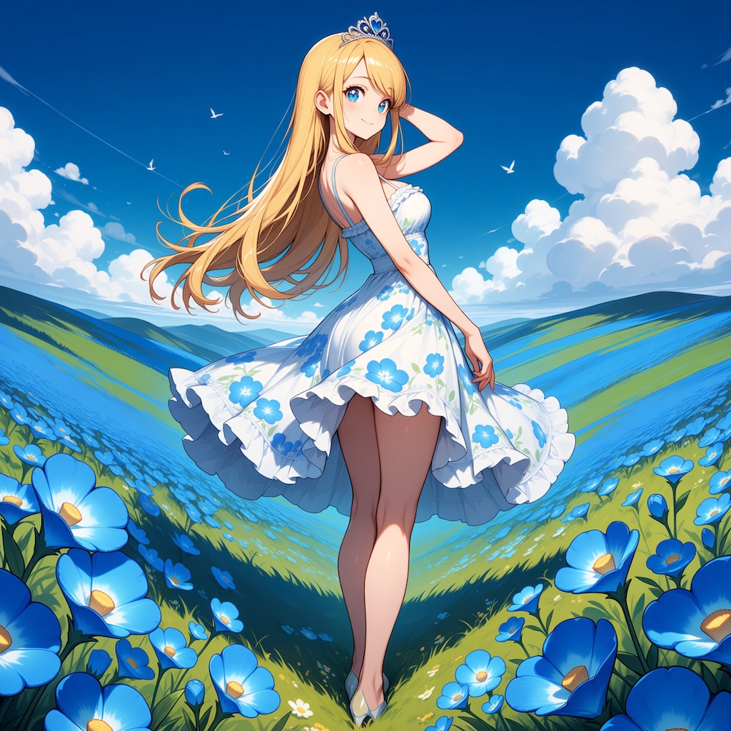 ネモフィラの丘