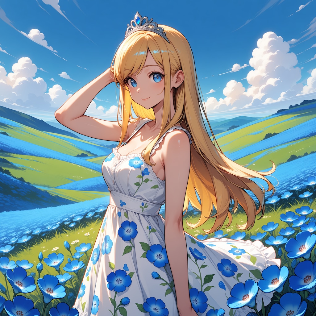 ネモフィラの丘