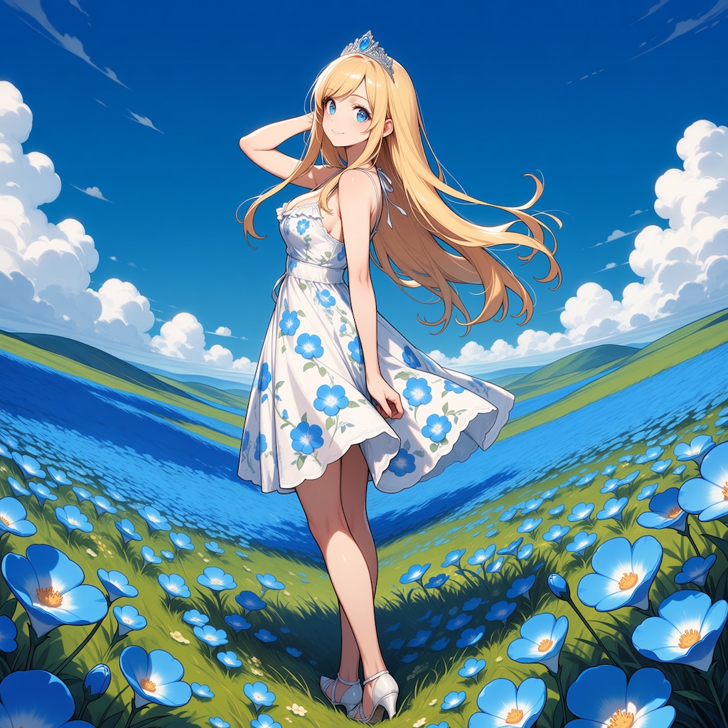 ネモフィラの丘