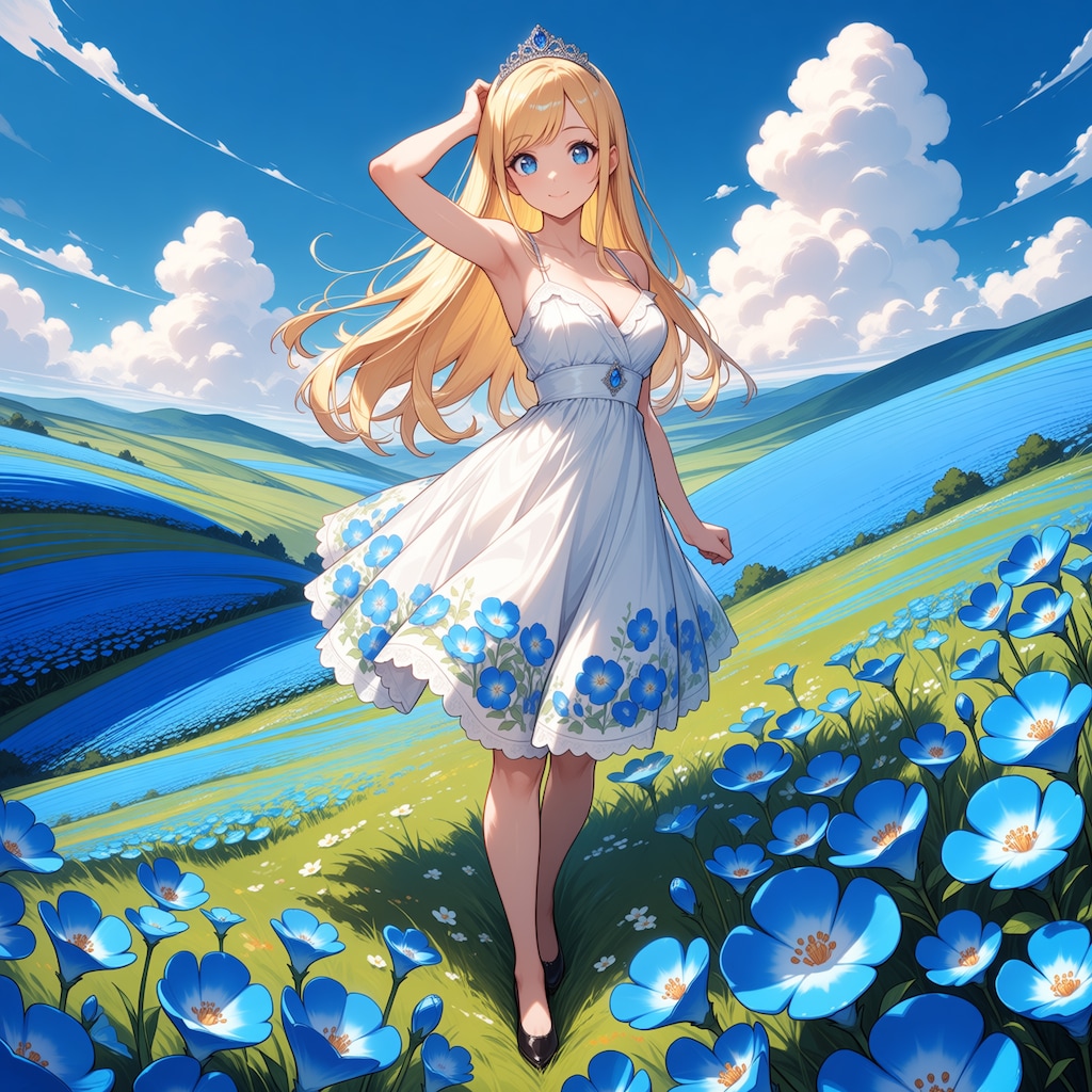 ネモフィラの丘