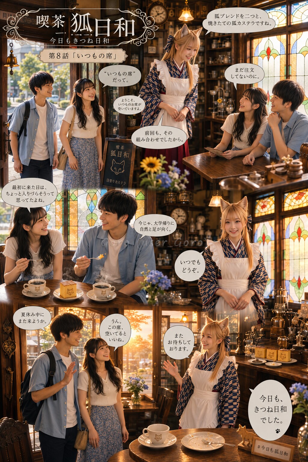 今日もきつね日和 第8話 いつもの席